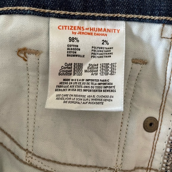 EUC Citizens of Humanity, Size 27 jeans, - Picture 3 of 8